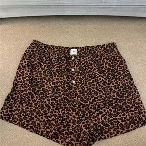 Anthropologie Cheetah Boxer shorts